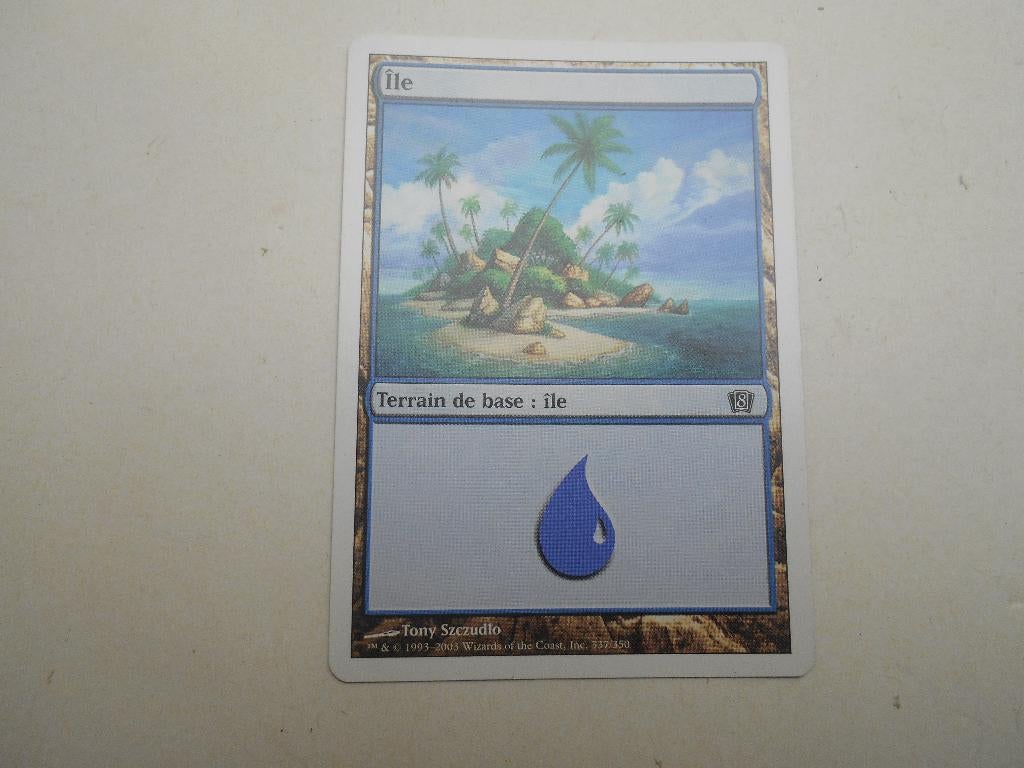 magic card The gathering Terrain de base île, Enlèvement ou Envoi, Comme neuf