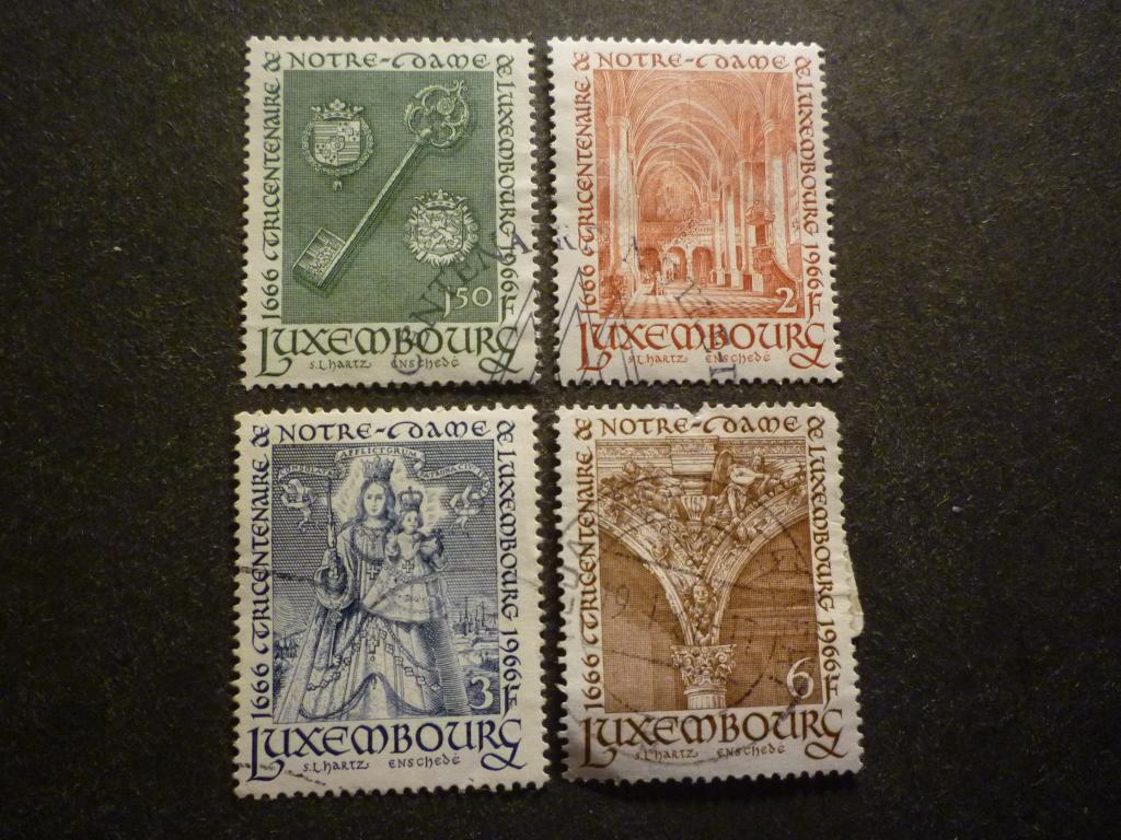 Luxemburg/Luxembourg 1966 Mi 729/732(o) Gestempeld/Oblitéré, Envoi, Luxembourg
