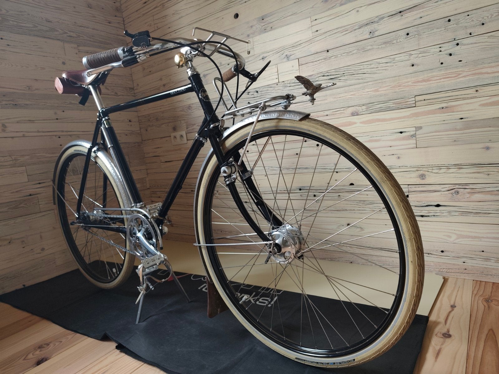 Pashley Guvnor  zwart maat 56, Fietsen en Brommers, Fietsen | Oldtimers, 55 tot 59 cm, Trommelrem, Ophalen