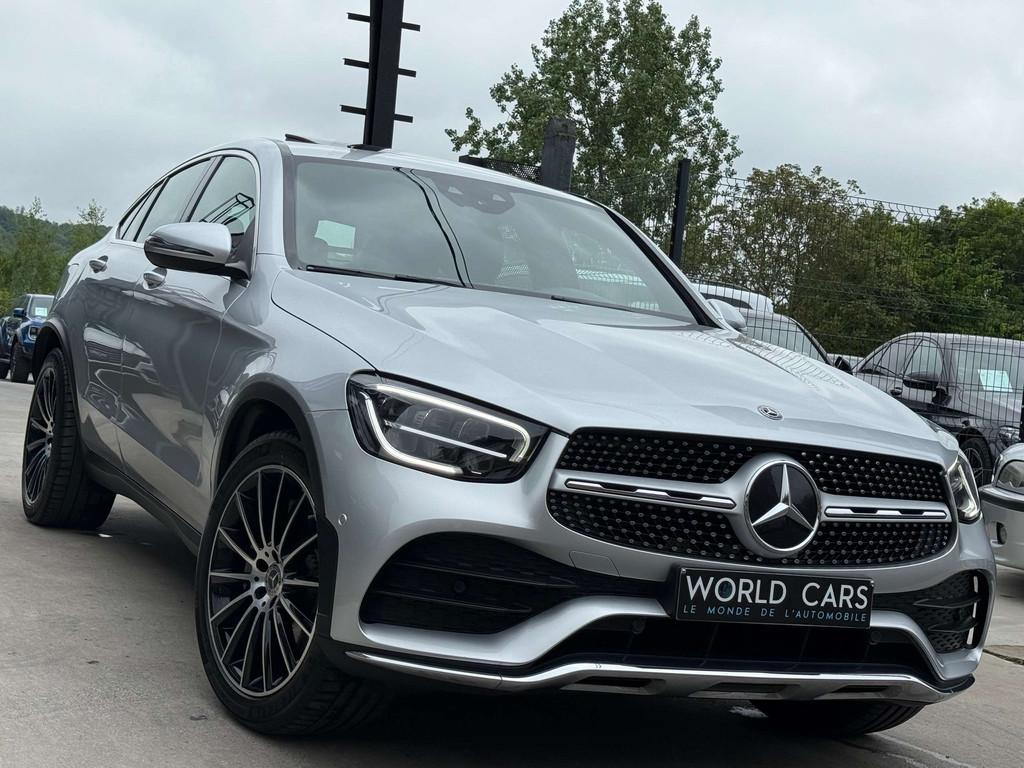 Mercedes-Benz GLC 200 d Coupé PACK AMG - TOIT OUVRANT - NAV, Autos, Cuir, Argent ou Gris, Euro 6, Entreprise