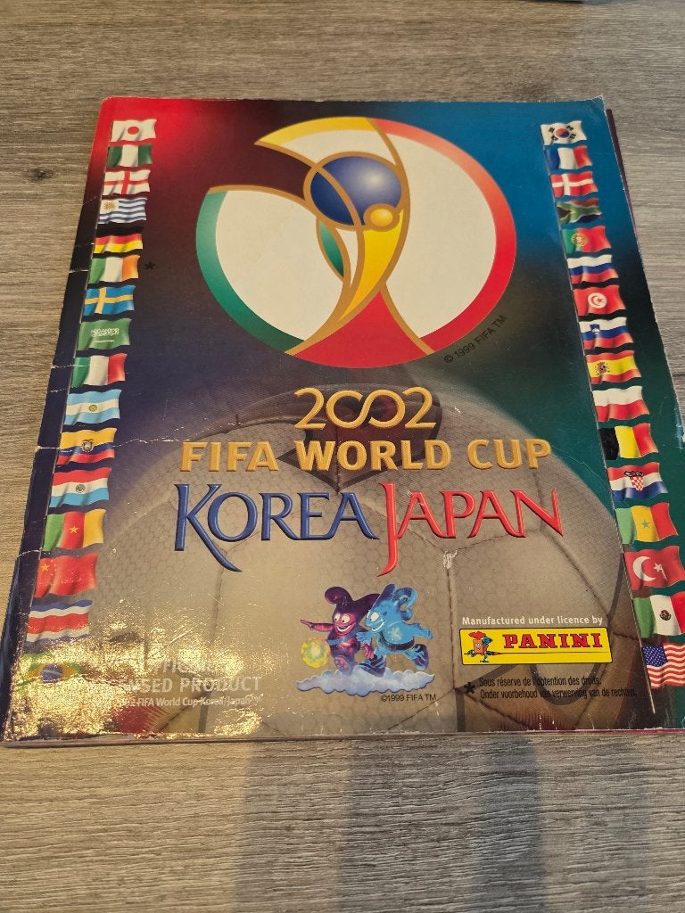 Album Panini, Coupe du monde 2002 Corée Japon : terminé 90 %, Enlèvement ou Envoi, Utilisé, Sport