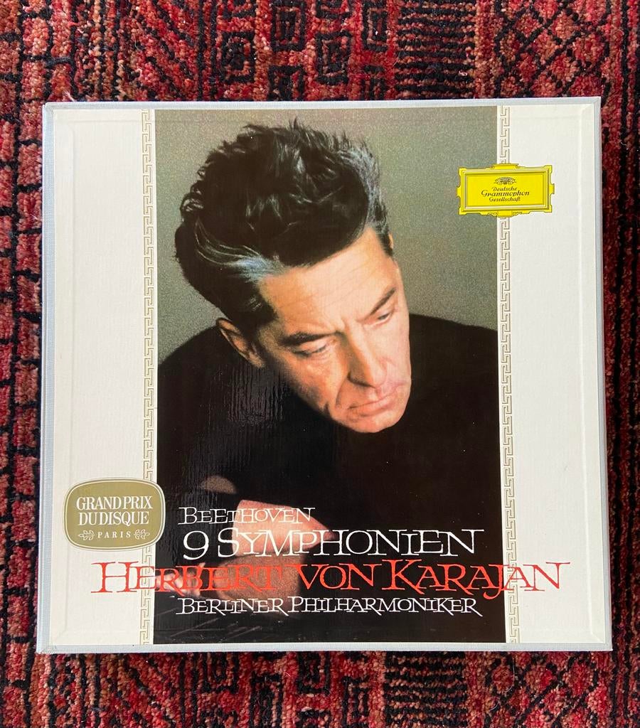 Beethoven Von Karajan 9 Symphoniën Mint 1970, Cd's en Dvd's, Vinyl | Klassiek, Ophalen of Verzenden, Zo goed als nieuw
