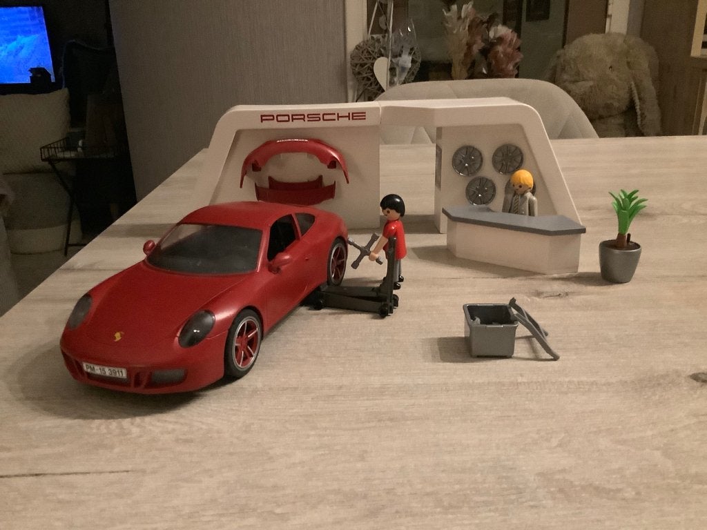 Playmobil Porsche garage speelset, Complete set, Voertuig, Ophalen of Verzenden, Zo goed als nieuw