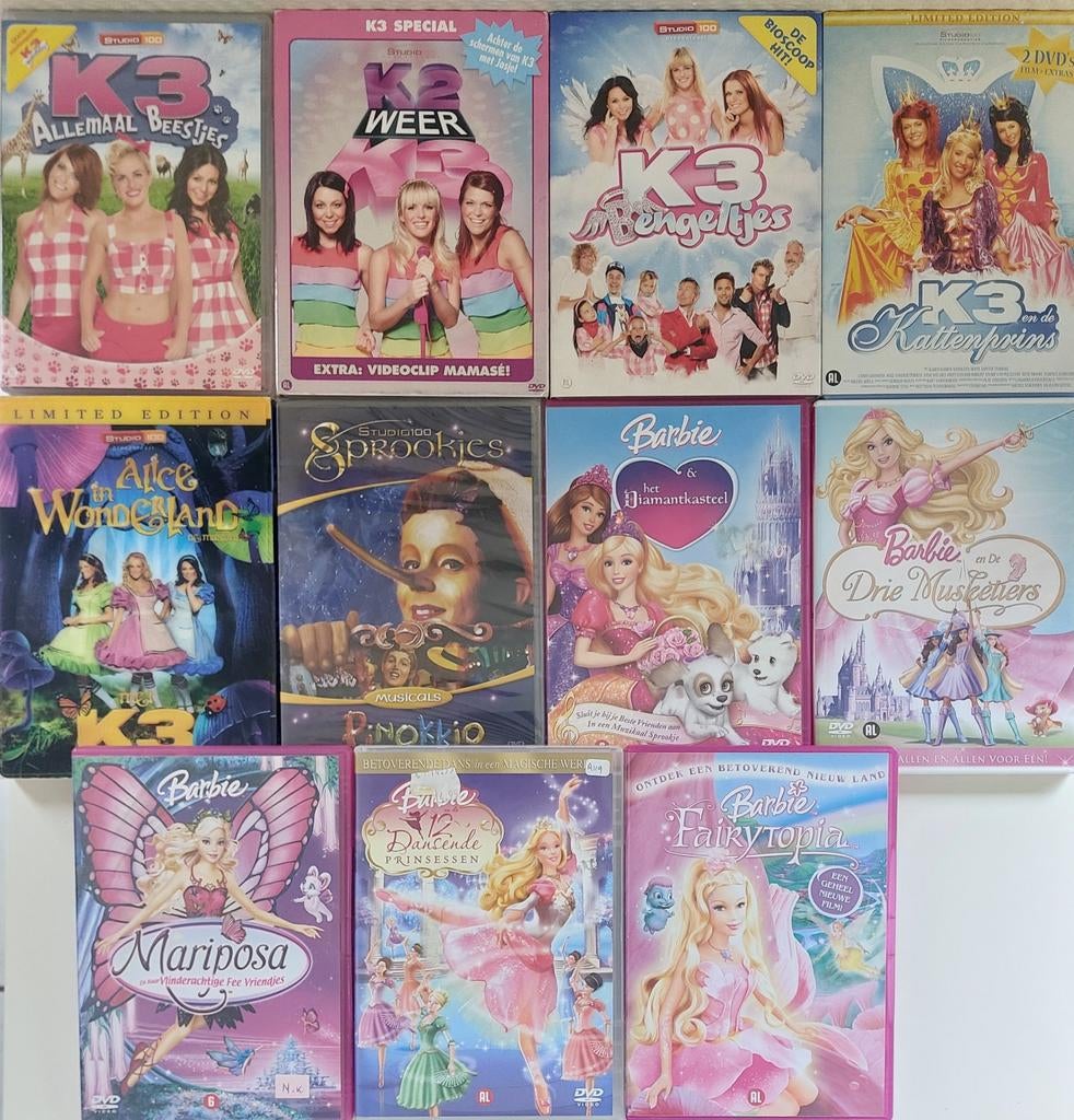 Dvd's K3 Barbie, Ophalen of Verzenden