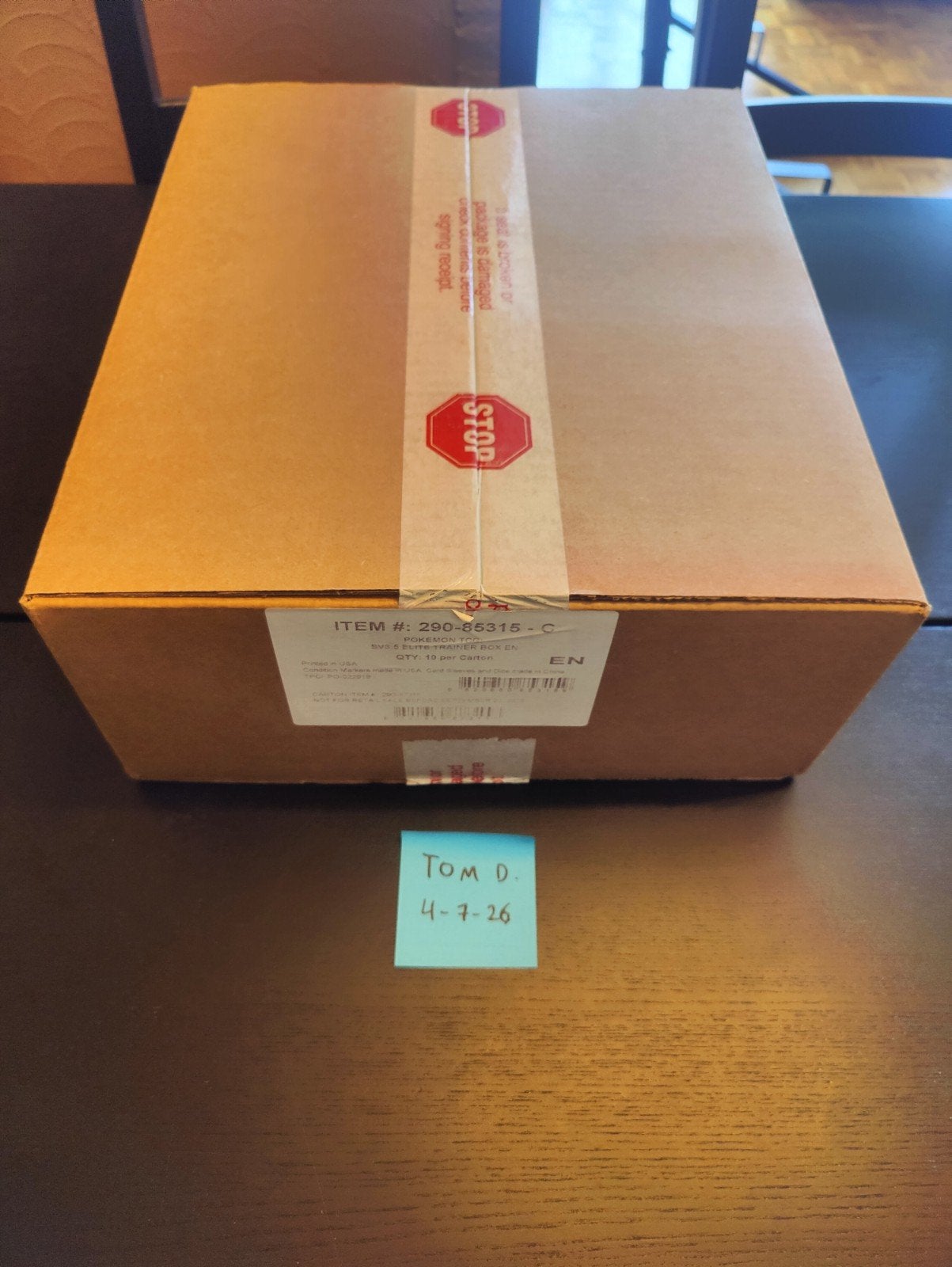 151 ETB case first print sealed, Enlèvement