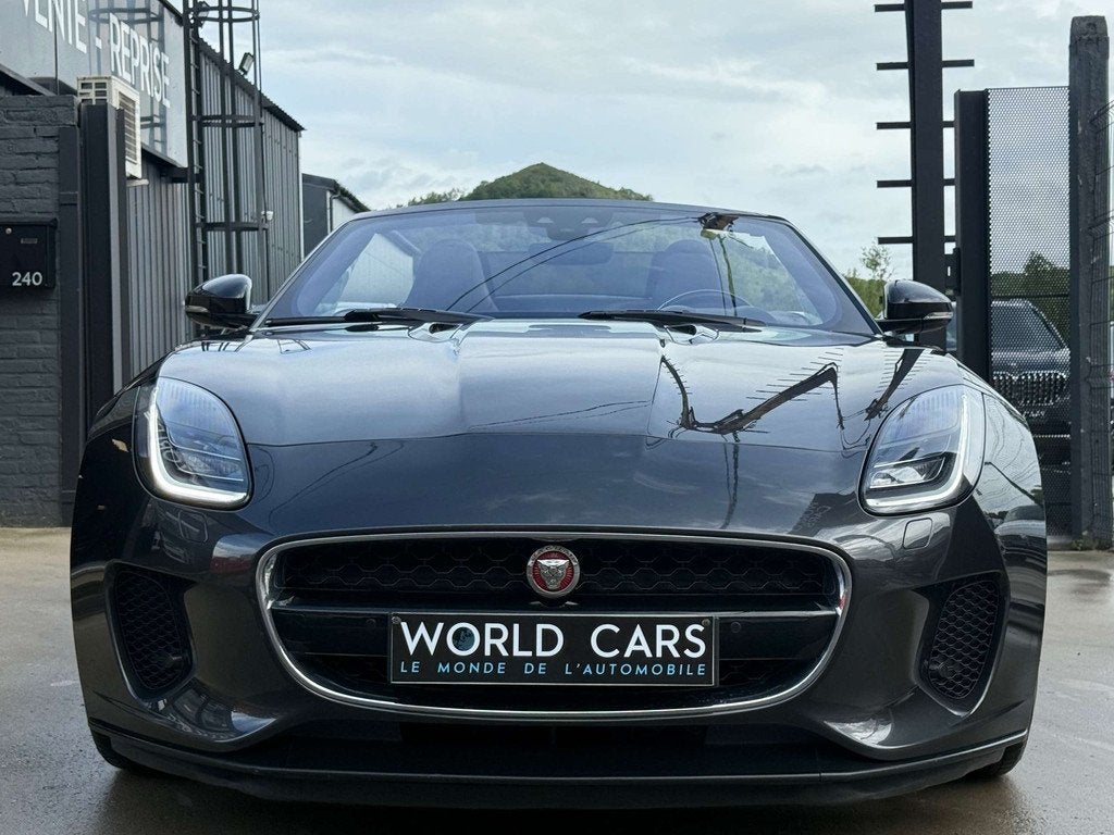 Jaguar F-Type CABRIOLET 2.0 i4 EXHAUST SPORT - LINE ASSIST -, Autos, Jaguar, Cuir, Argent ou Gris, Achat, F-type