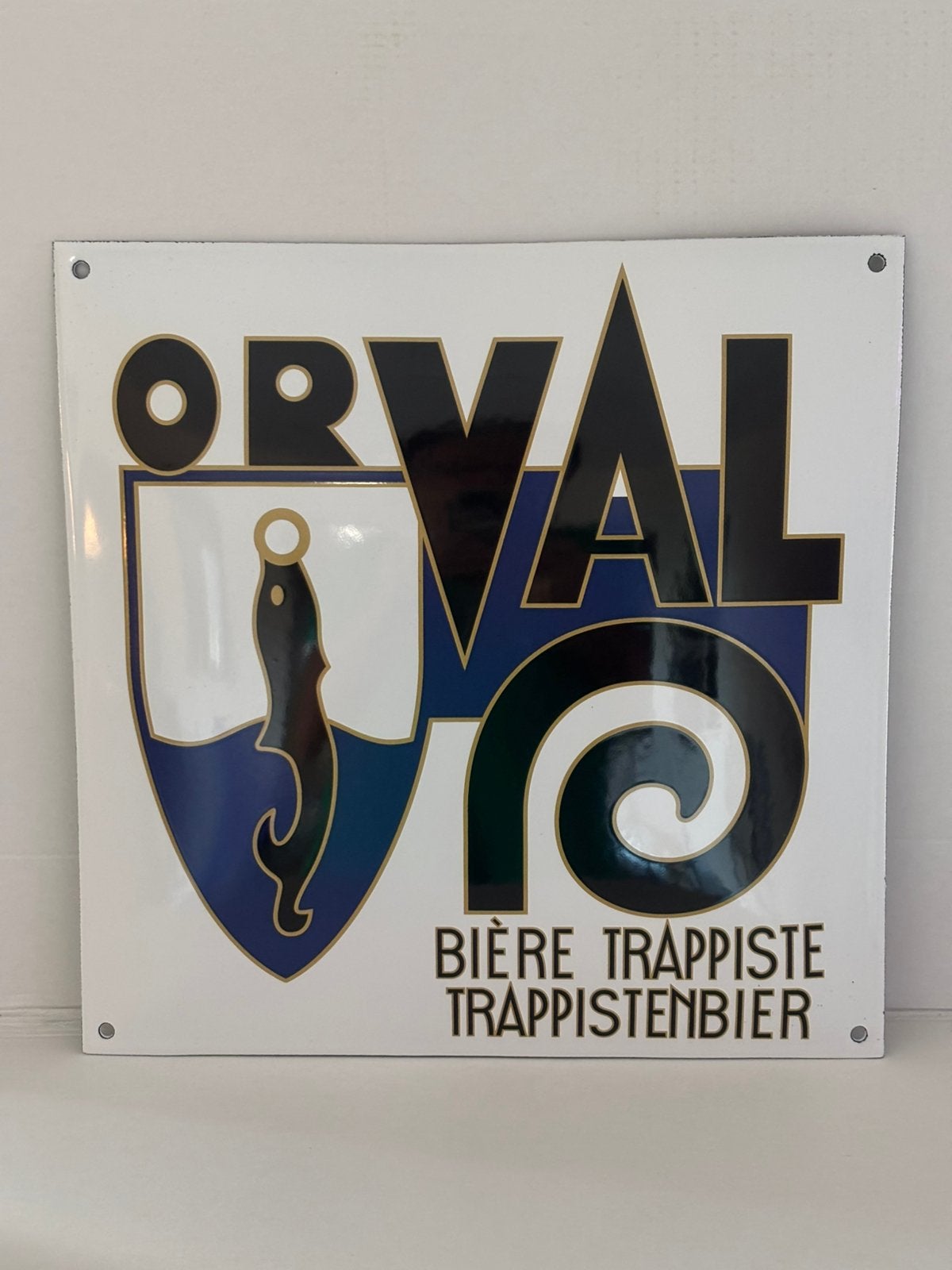 Plaque Émaillée orval, Enlèvement ou Envoi, Comme neuf