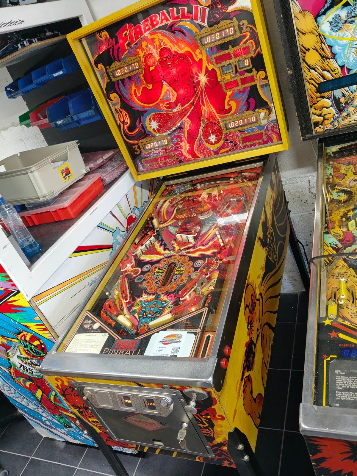 Flipperkast Bally Fireball 2, Collections, Enlèvement, Flipper (jeu), Bally
