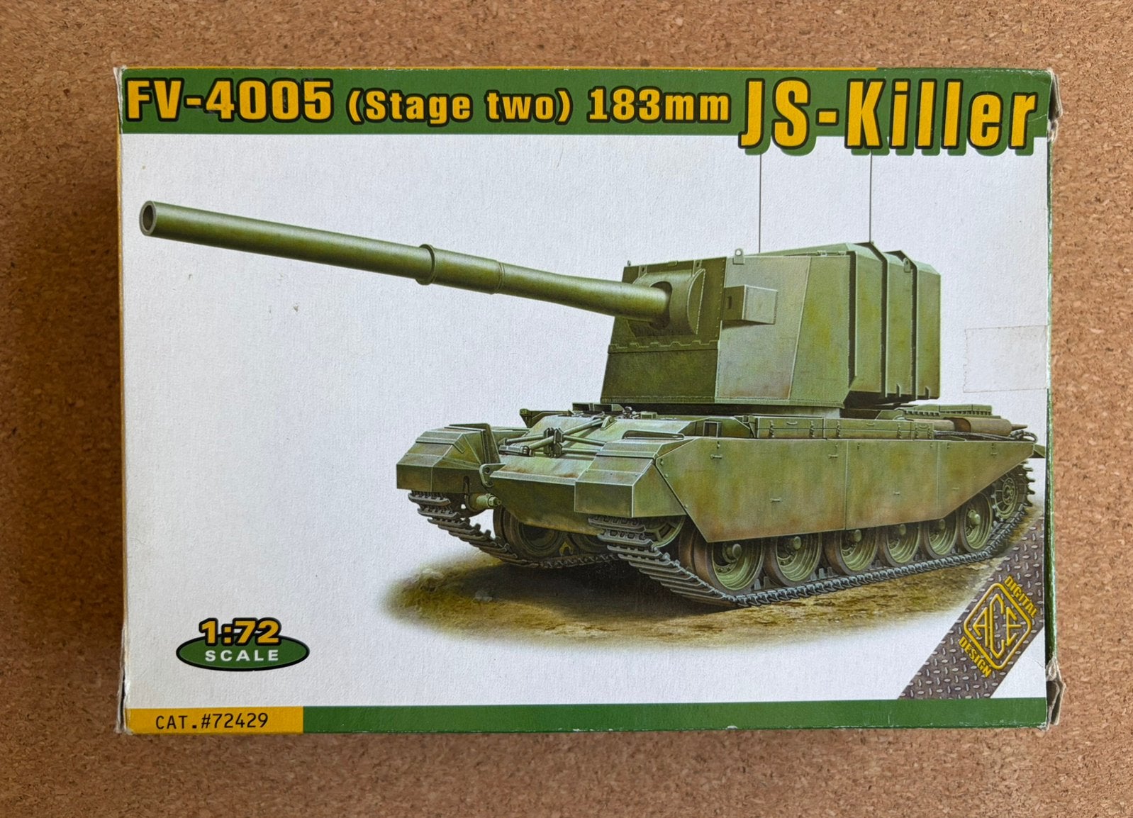 ACE FV-4005 “JS-killer” 1:72, Hobby en Vrije tijd, Modelbouw | Auto's en Voertuigen, Verzenden, Zo goed als nieuw