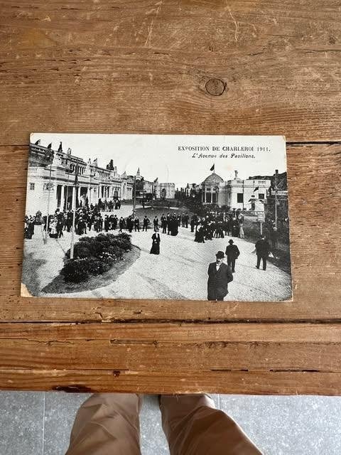 exposition de Charleroi 1911, avenue des pavillons, Enlèvement ou Envoi, Avant 1920, Affranchie, Hainaut