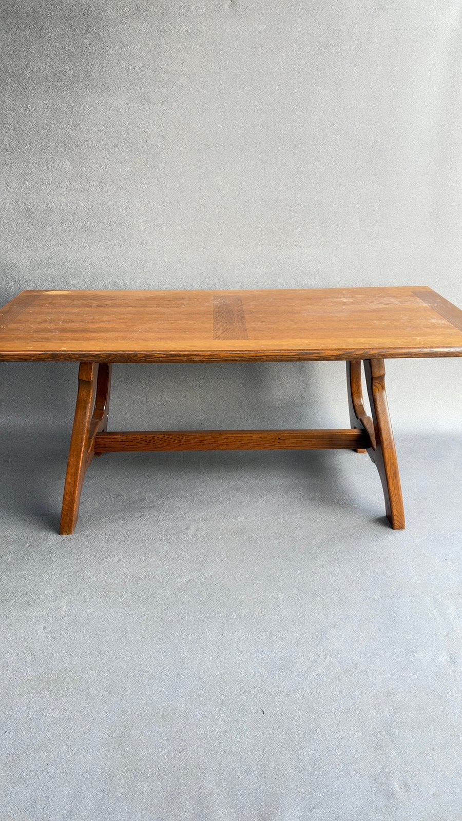 Table à Manger Vintage 180x90 cm Style Scandinave 60/70, Maison & Meubles, Enlèvement, Utilisé