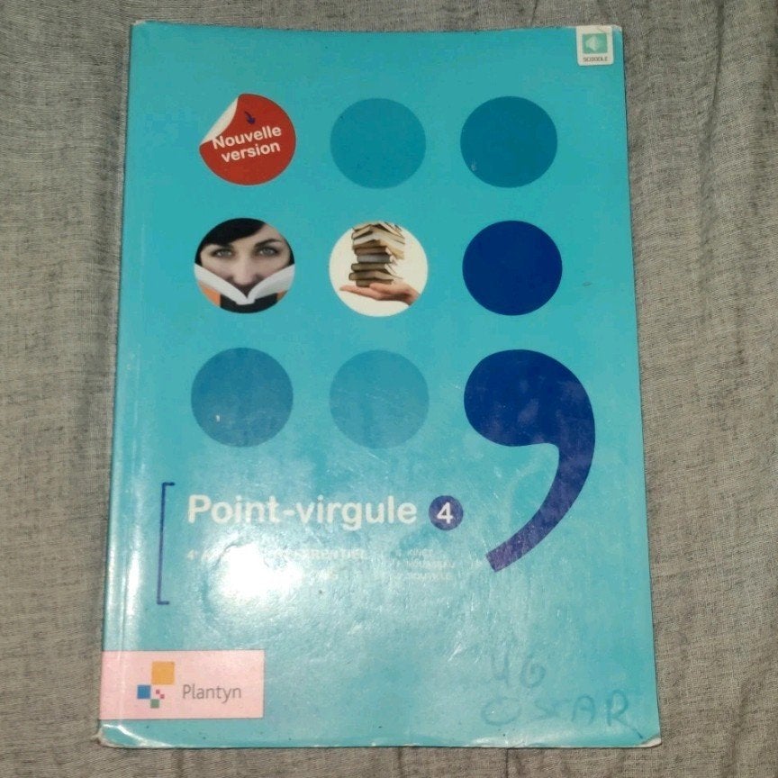 Livre scolaire : point-virgule 4e, Livres, Enlèvement ou Envoi, Utilisé, Secondaire, Français