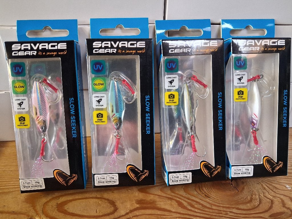 10 grams Slow Seeker Jigs (Savage Gear) div.kleuren!, Enlèvement ou Envoi, Neuf, Autres types