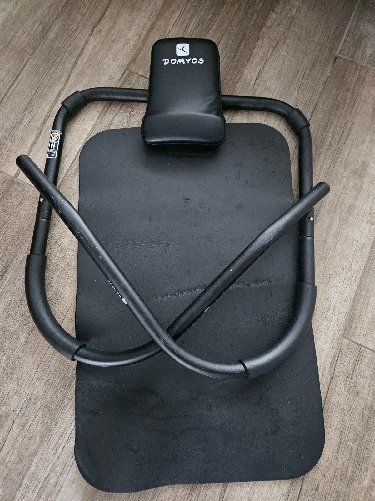 Entraîneur de muscles abdominaux + tapis, Domyos, Ophalen, Zo goed als nieuw, Buik