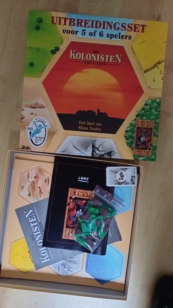 bordspel stans Catan 56 uitbreiding oude versie 999, Hobby en Vrije tijd, Gezelschapsspellen | Bordspellen, Vijf spelers of meer
