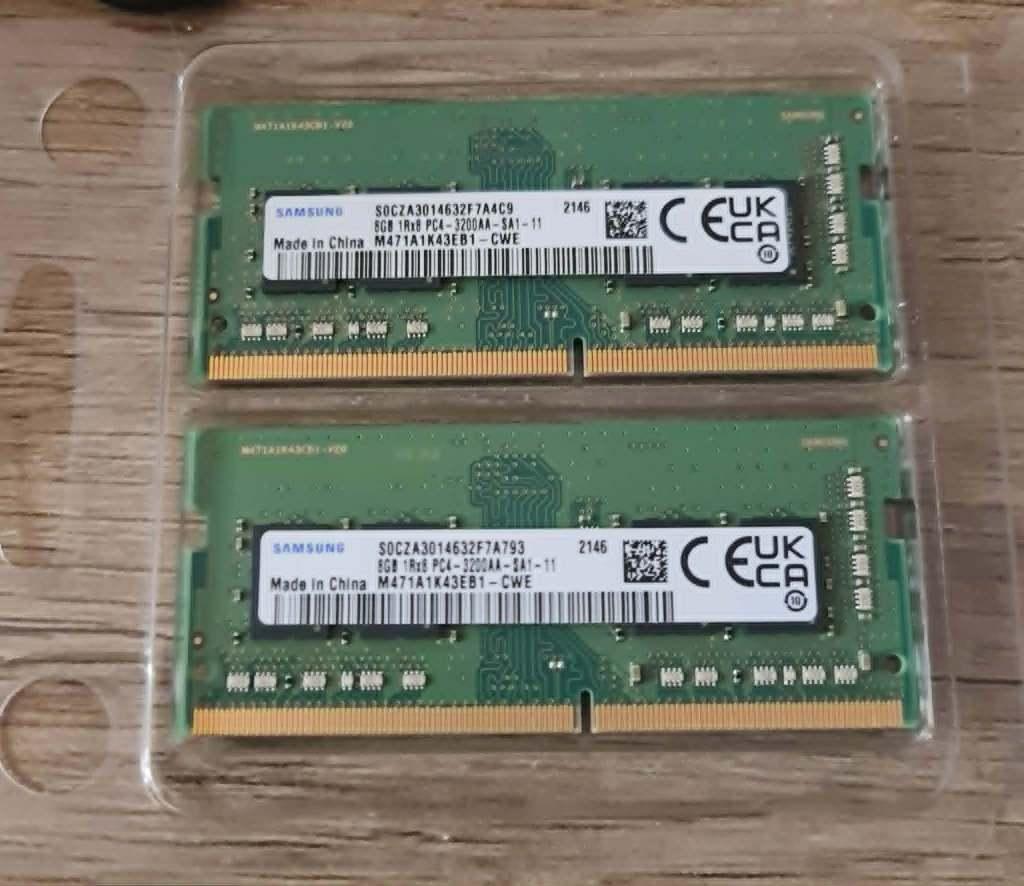 Samsung DDR4 3200 gamelaptop met 16 GB RAM, Computers en Software, RAM geheugen, DDR4, Nieuw, Ophalen of Verzenden, Laptop
