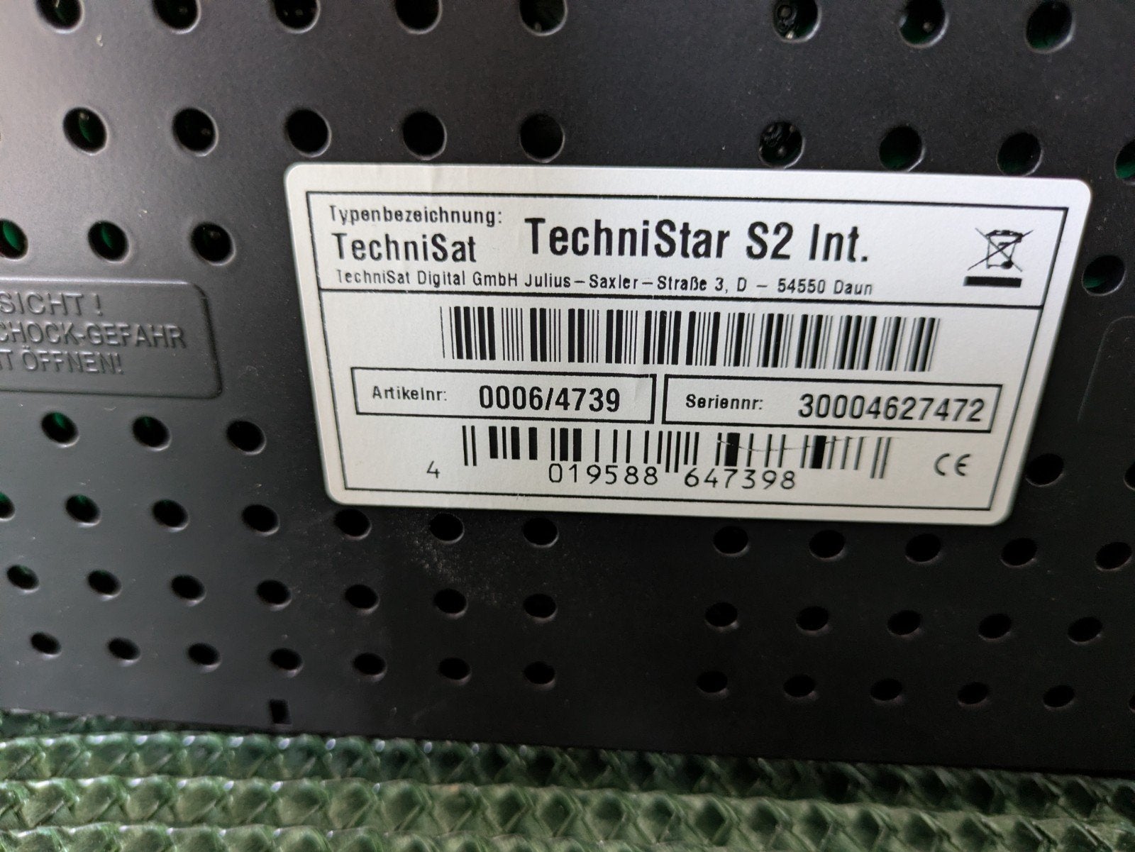 TechniSat TechniStar S2, Audio, Tv en Foto, Schotelantennes, Ophalen, Gebruikt, Overige merken