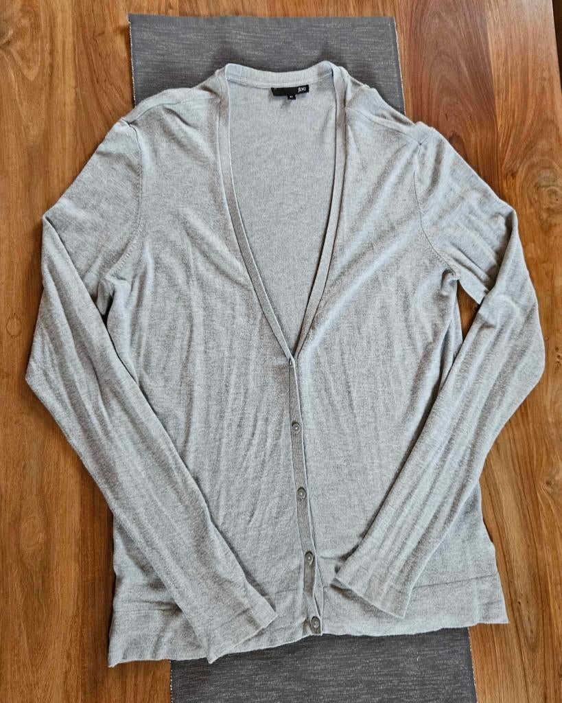 Gilet cardigan gris JBC taille M, Ophalen of Verzenden, Gedragen, Maat 38/40 (M), Grijs