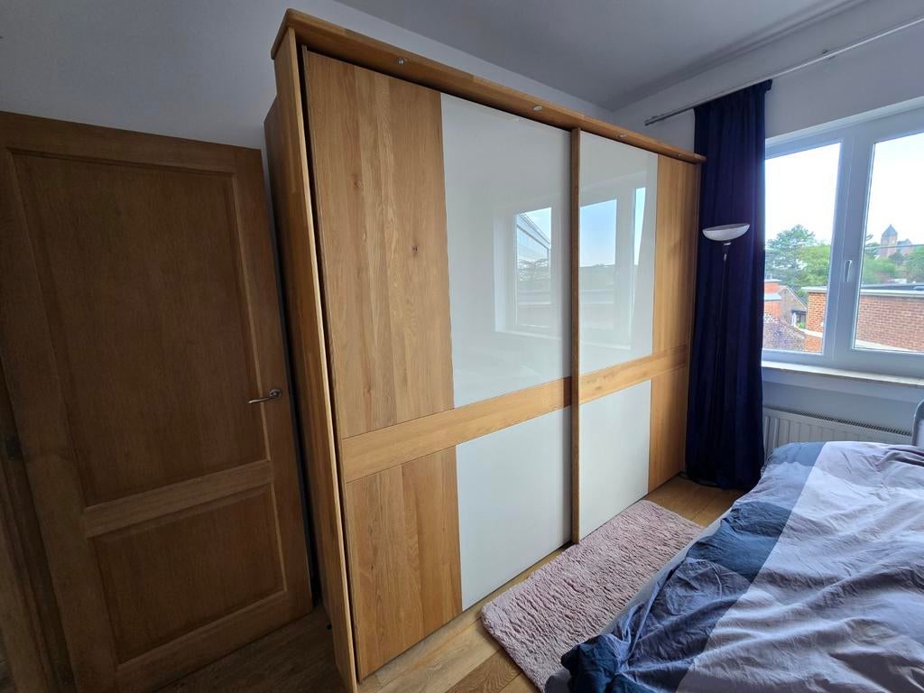 Grote moderne inloopkast met schuifdeuren, Huis en Inrichting, Kasten | Kleerkasten, Ophalen, Gebruikt, 200 cm of meer, Moderne