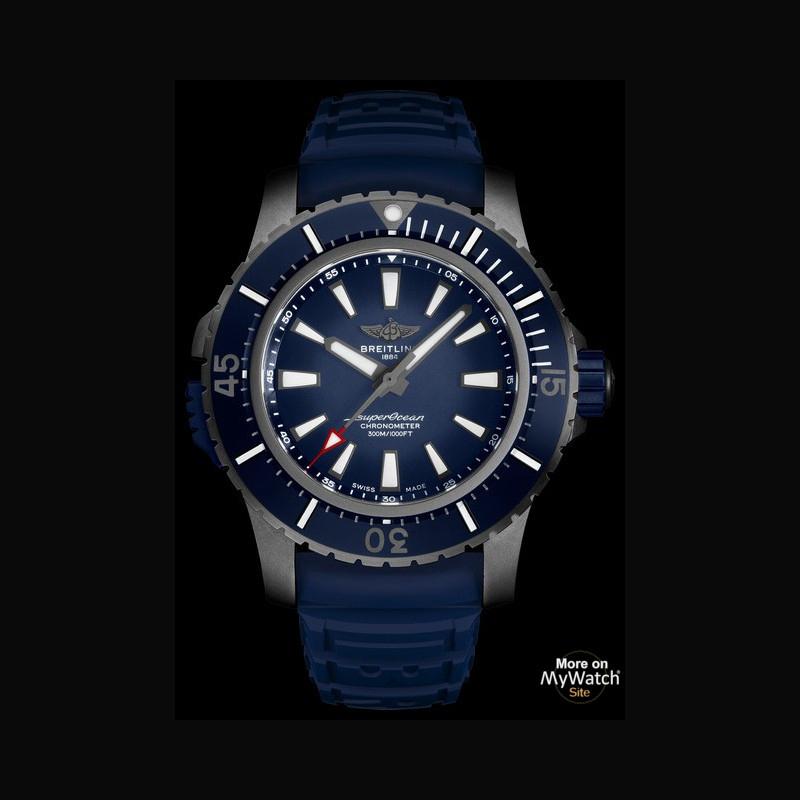 Breitling Superocean Titanium Automatic 48 uit 2022, Bijoux, Sacs & Beauté, Montres | Hommes, Enlèvement ou Envoi, Comme neuf