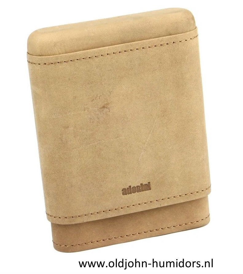SIGARENKOKER ADORINI   ECHT SUEDE  3-5 SIGAREN sigaar sk05, Ophalen of Verzenden, Nieuw, Tabaksdoos of Verpakking