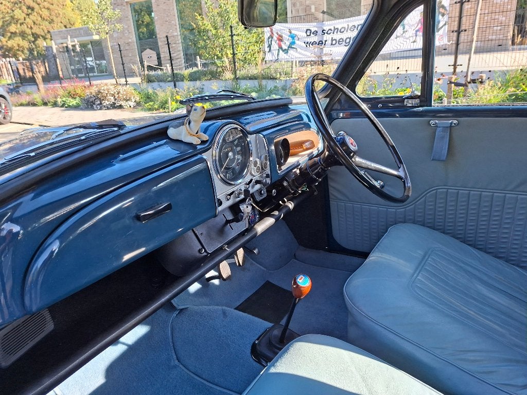 Morris Minor 1000, Auto's, Achterwielaandrijving, 4 cilinders, Blauw, Handgeschakeld