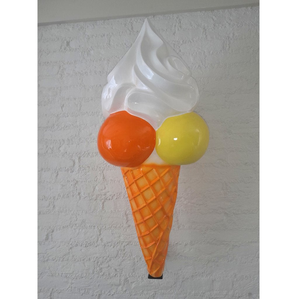 Schepijsje 90 cm - polyster schepijs op ijshoorn met beugel, Verzamelen, Merken en Reclamevoorwerpen, Ophalen, Nieuw