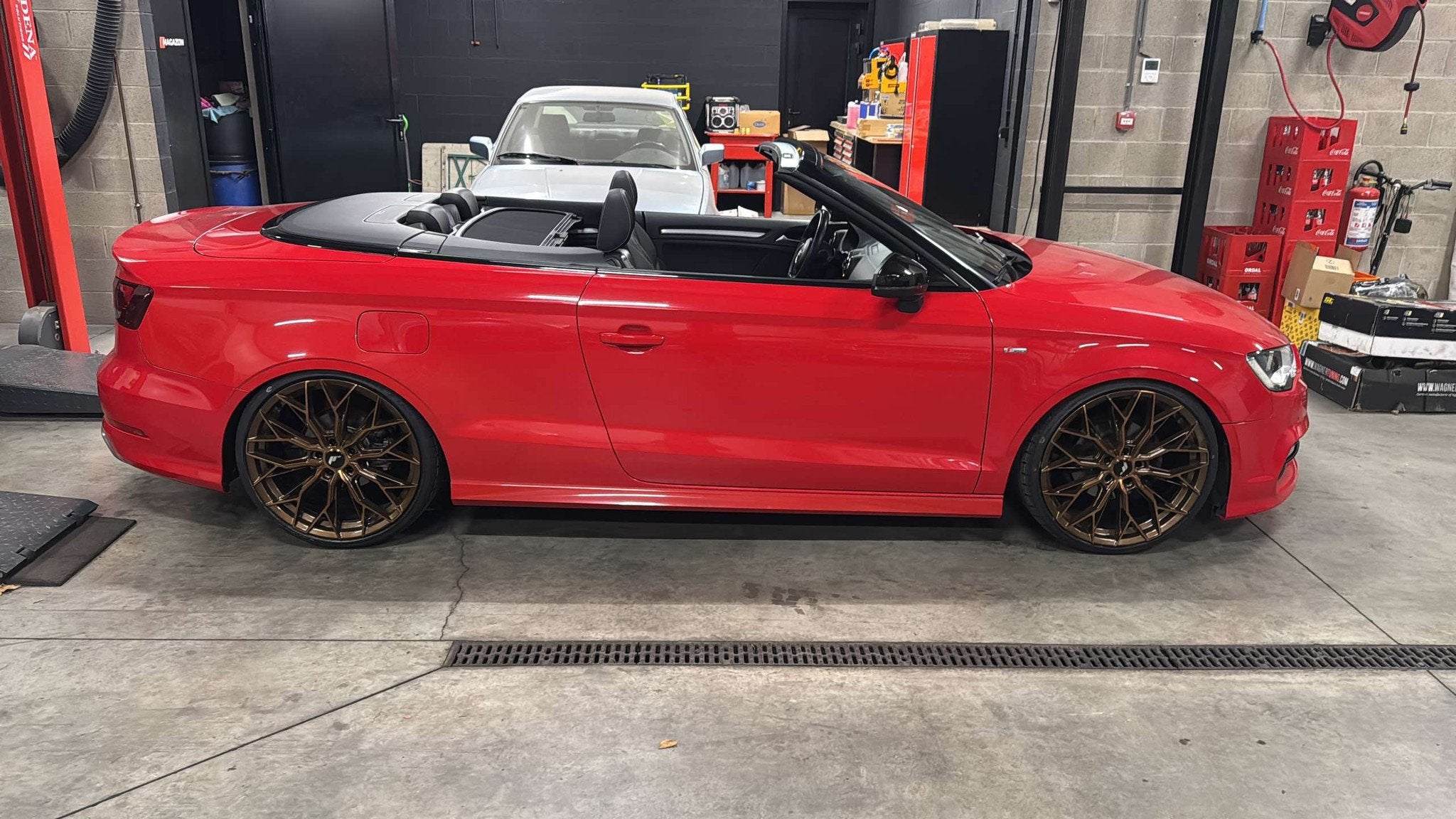 Audi A3 CABRIO S line DSG TUNED VMAXX + 20" JR 49 breedset, Autos, Achat, Entreprise, 2 portes, Automatique