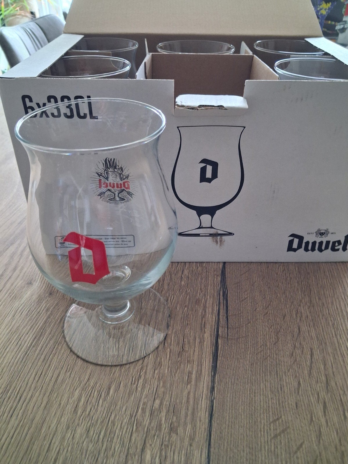 Duvel glazen te koop, Ophalen of Verzenden