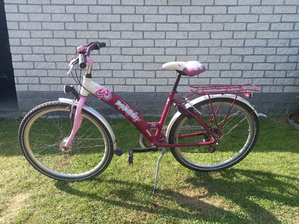 Meisjesfiets 26inch, Gebruikt, Velgrem, Papillon, Versnellingen