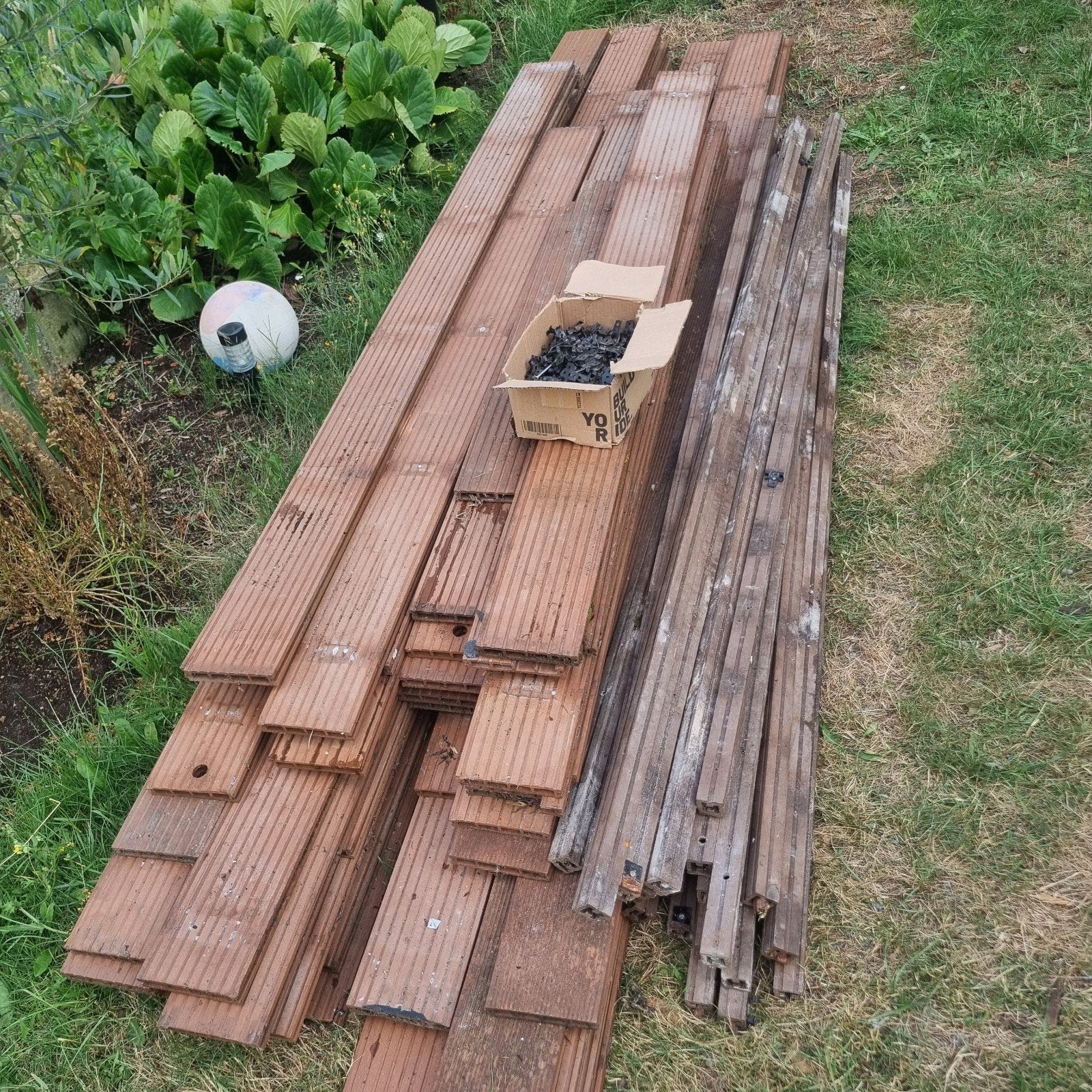 Planches de terrasse composites Duowood 30 m2, Enlèvement, Planches