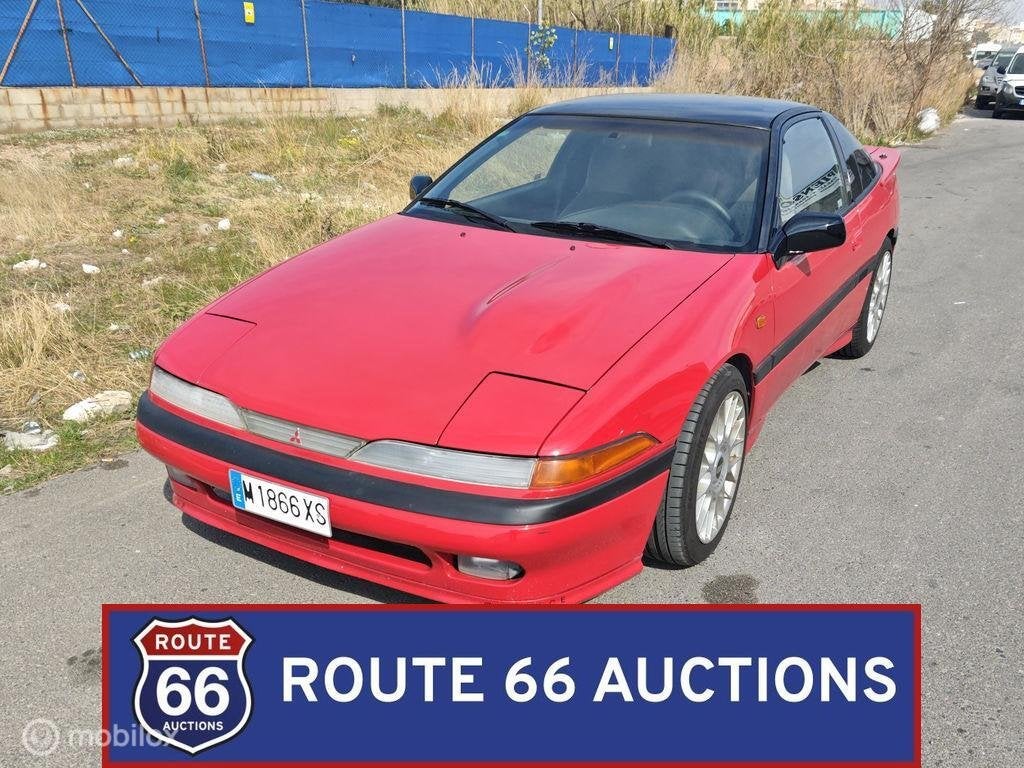 Mitsubishi Eclipse GS | 1993 | Route 66 Auctions, Auto's, Zwart, Bedrijf, Handgeschakeld, Overige carrosserie