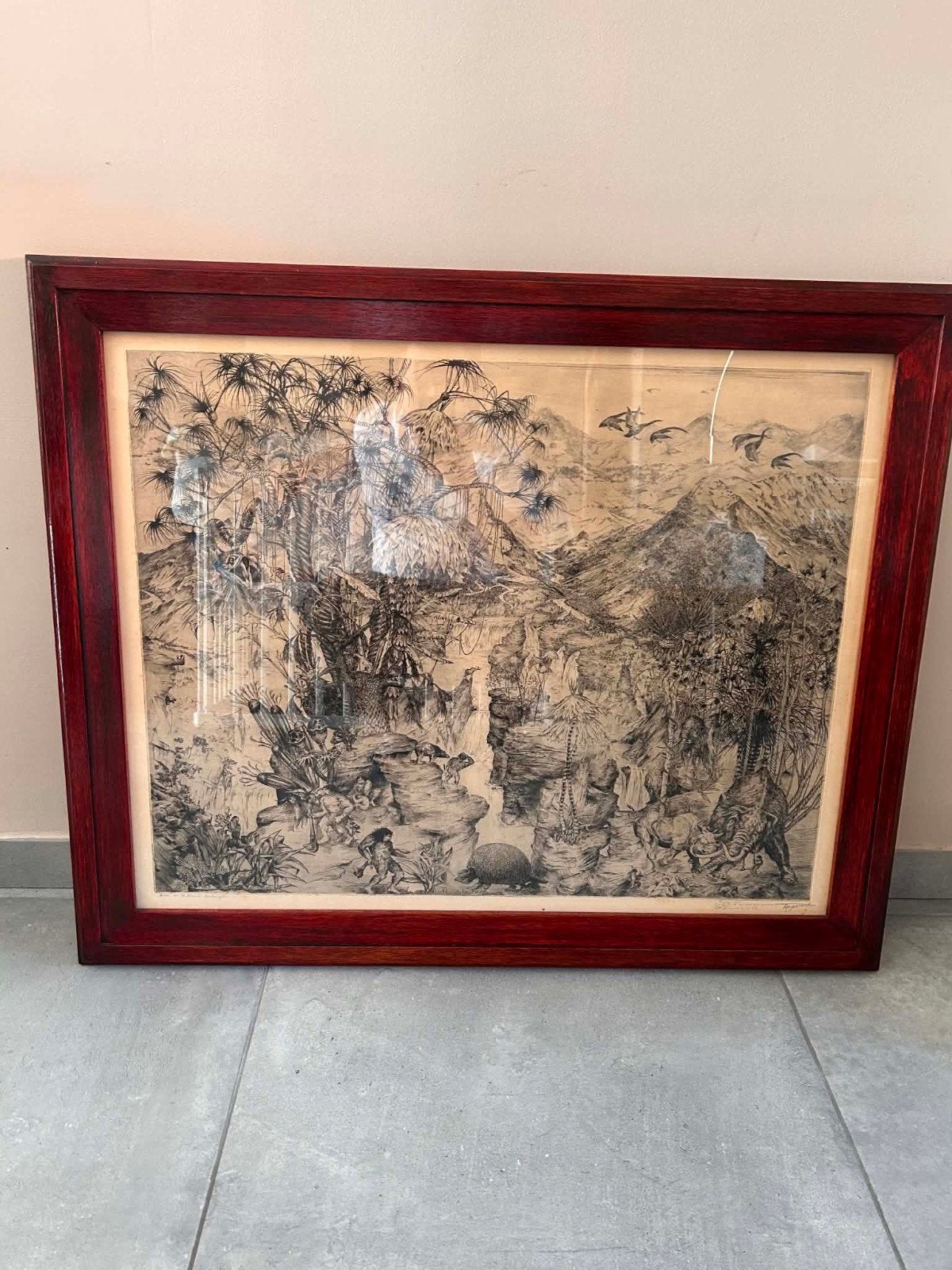 gravure de Jules van paemel, Antiquités & Art, Enlèvement