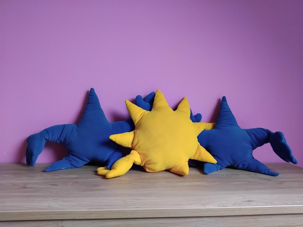 Vrolijke IKEA kussenset – Zon & Sterren (3 stuks), Enlèvement, Comme neuf