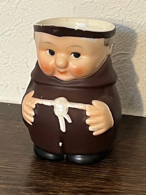 Pot à lait vintage en forme de moine. Fabriqué par Goebel, Enlèvement