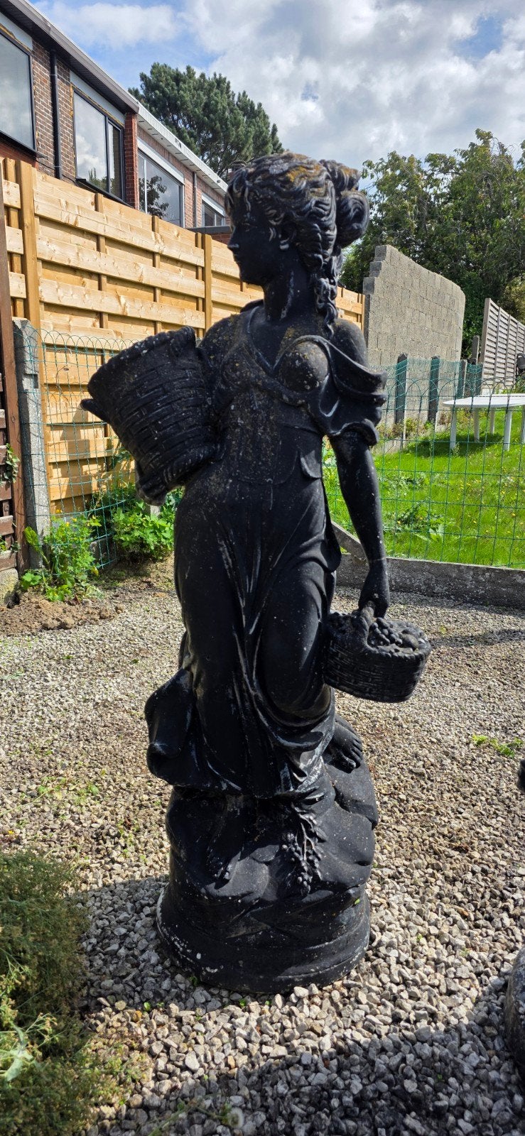 Mooie set brocante tuinbeelden, Tuin en Terras, Ophalen, Beton