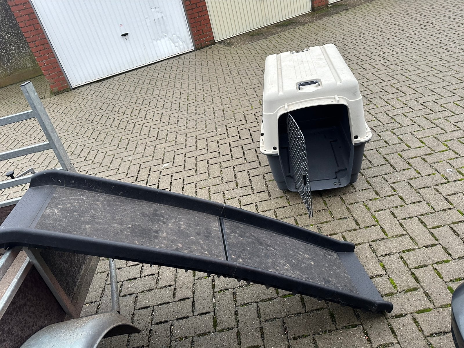 Loopplank + grote auto bench, Animaux & Accessoires, Accessoires pour chiens, Comme neuf, Rampe pour chien, Enlèvement