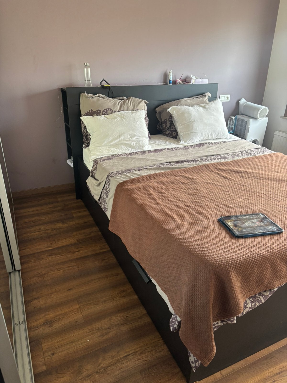 Chambtre à coucher Malm GRATUIT, Maison & Meubles, Enlèvement, Utilisé, Deux personnes, Malm