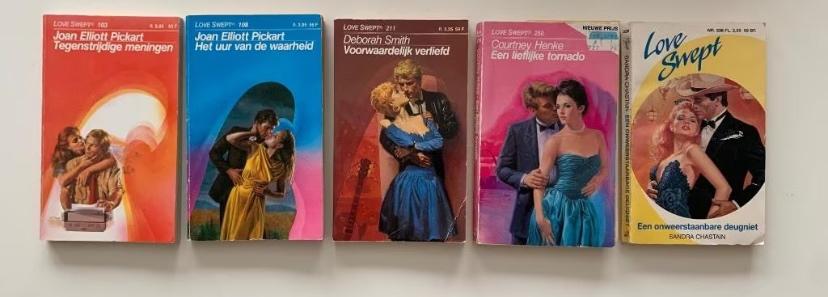 5 x Love Swept, Enlèvement ou Envoi