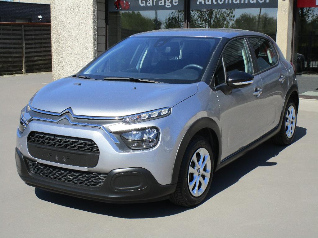 citroen c3 1.2 feel 01/2021 16500 km, Autos, Citroën, Argent ou Gris, Achat, Euro 6, Entreprise