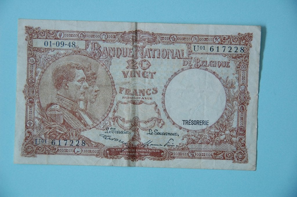 20 Francs 01/09/1948 Type 1919, Envoi, Billets en vrac