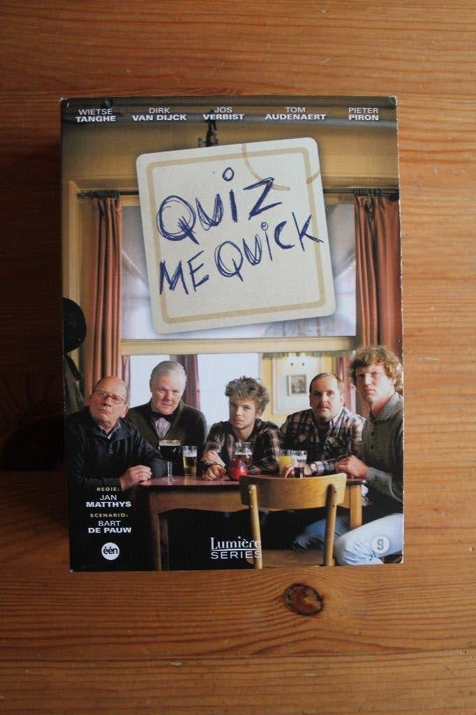 Quiz me quick      Leuke Vlaamse dramaserie!!, Cd's en Dvd's, Ophalen of Verzenden, Zo goed als nieuw, Complete serie, Drama