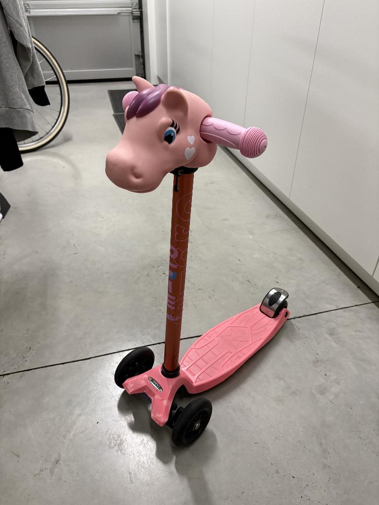 Micro Step Maxi Roze met Unicorn, Fietsen en Brommers, Steps, Ophalen, Gebruikt, Gewone step, Micro