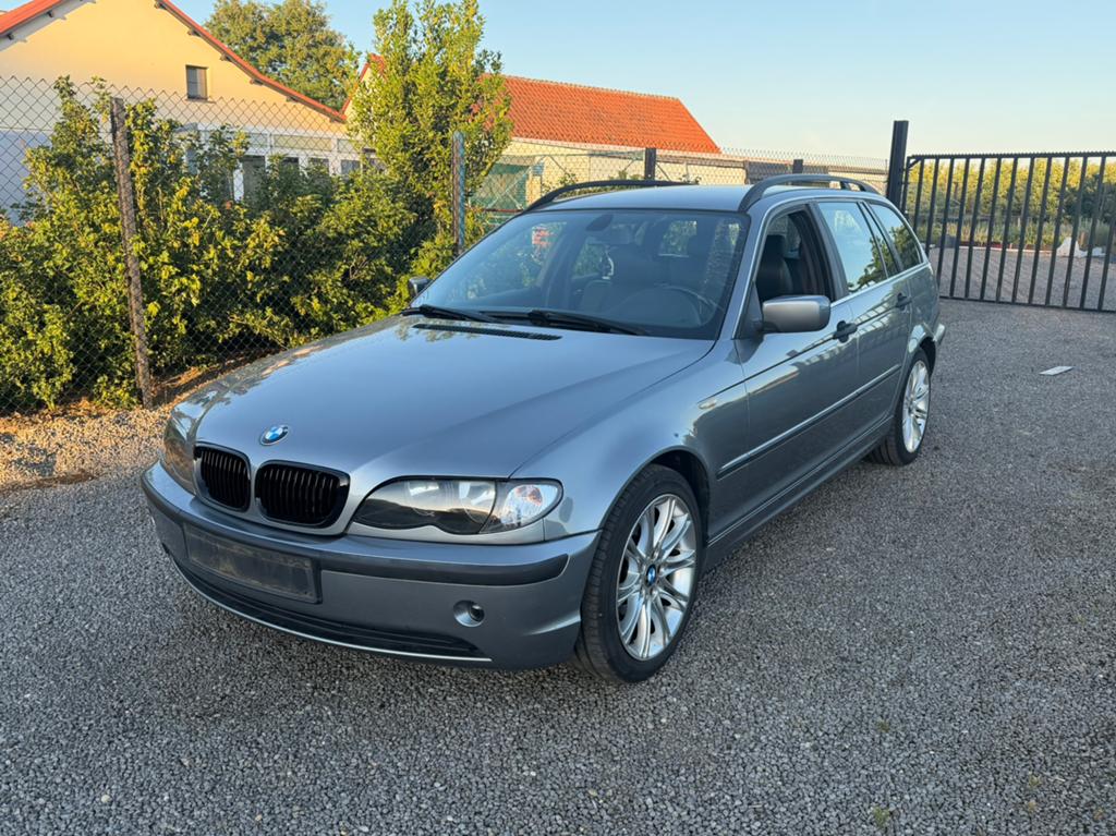 Bmw e46 touring 320D 150pk, Autos, Cuir, Argent ou Gris, Achat, Boîte manuelle