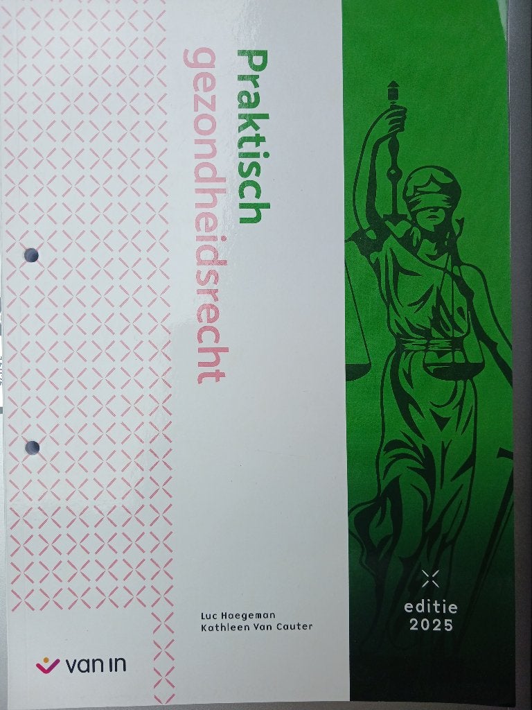Praktisch gezondheidsrecht 2025, Boeken, Studieboeken en Cursussen, Ophalen of Verzenden, Nieuw, Hogeschool