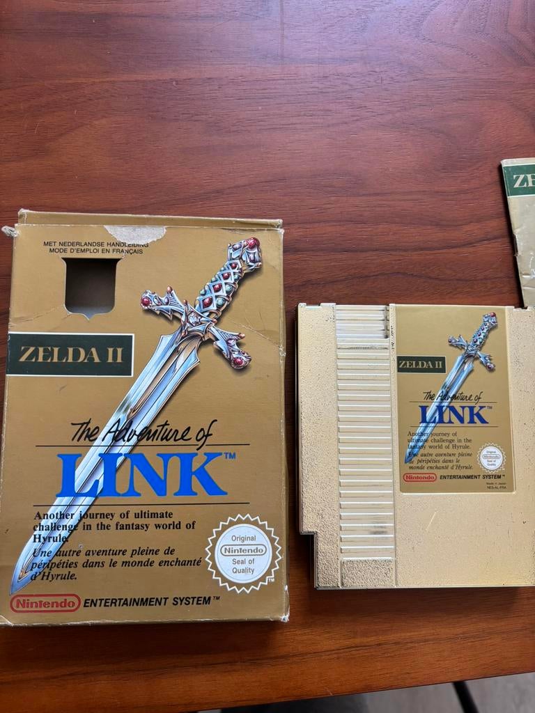 Nes Zelda 2 CIB, Games en Spelcomputers, Games | Nintendo NES, Ophalen, Zo goed als nieuw
