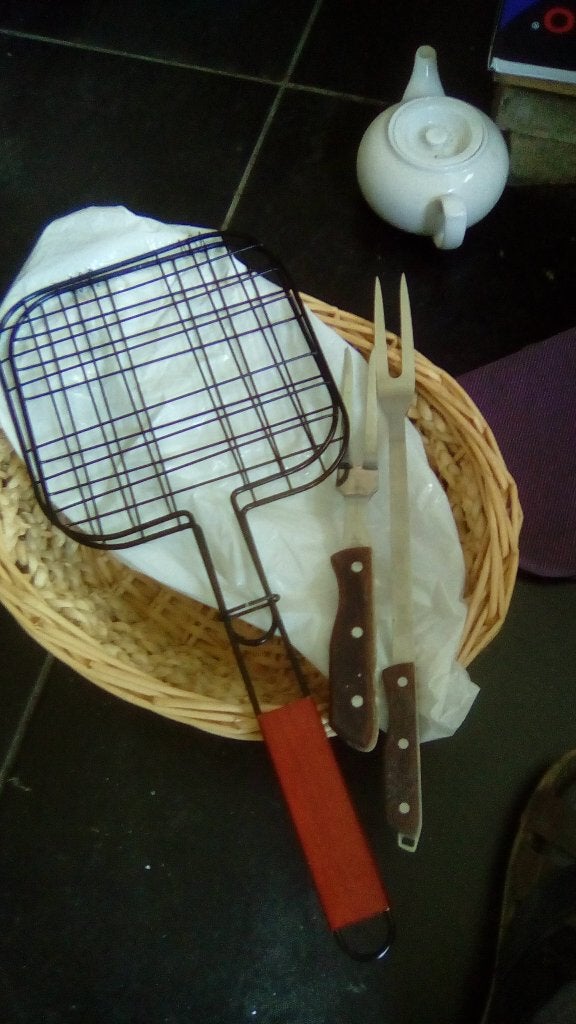 barbequ spullen, Tuin en Terras, Barbecue-accessoires, Ophalen, Gebruikt