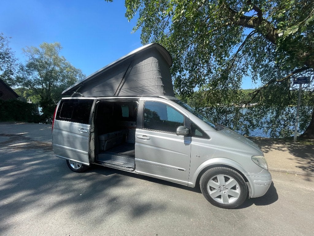 Mercedes Viano Marco Polo Westfalia 3.0 V6 Automatique, Jusqu'à 4, Toit relevable, 5 à 6 mètres, Roue de secours