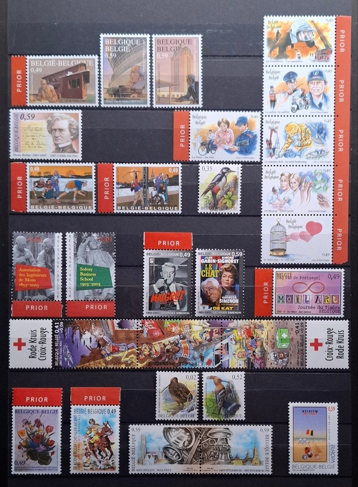 België: OBP 3146/28 ** Volledig jaar 2003., Frankeerzegel, Ophalen of Verzenden, Zonder stempel, Postfris