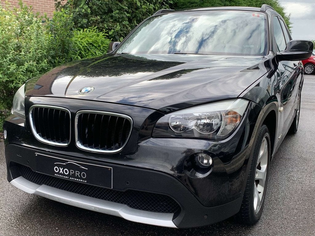 BMW X1 Xdrive 2.0D 4x4 / Xdrive18D / Gps Pro / Cuir / Cruise, 4 cilinders, 136 pk, Zwart, Leder